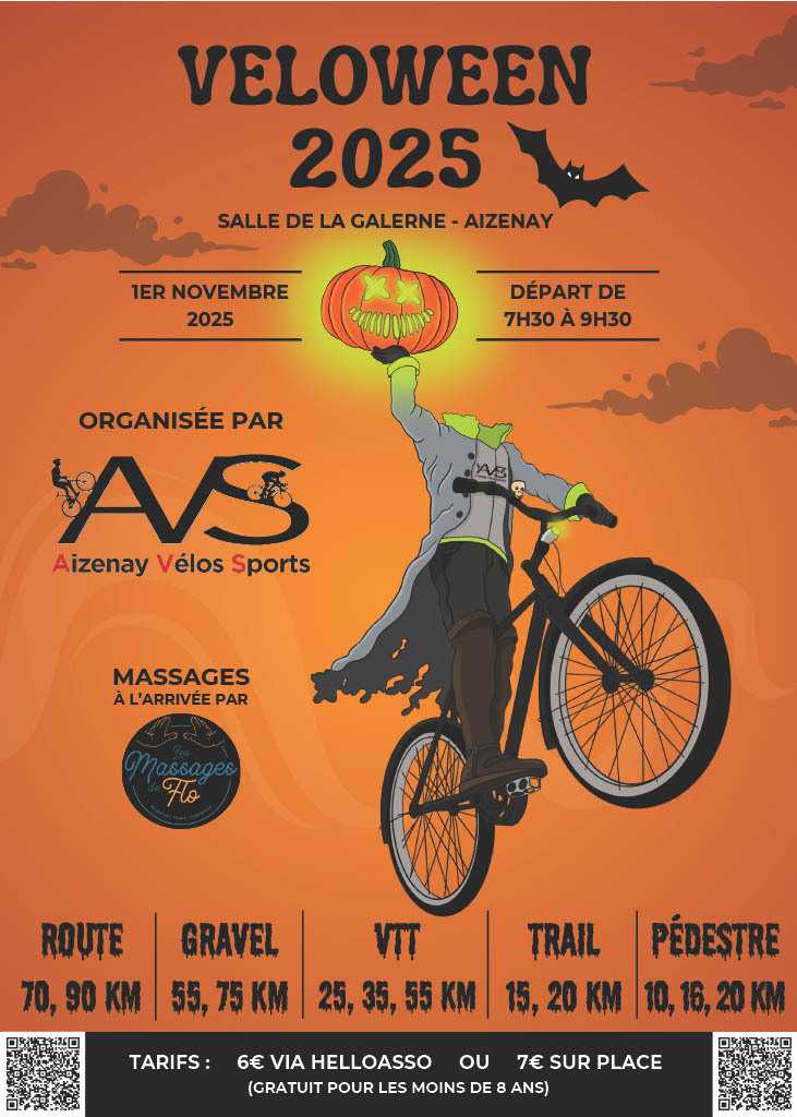 VELOWEEN - Aizenay - OFFERTE PAR LE CLUB.